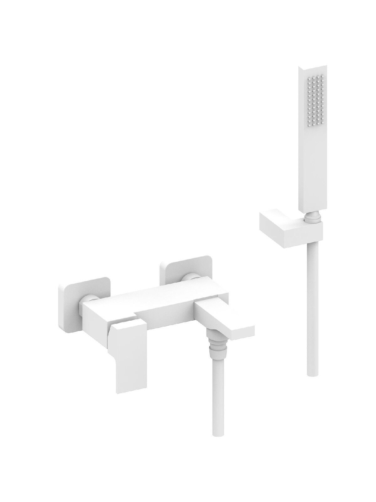 Настенный смеситель для ванны с ручным душем Rubinetterie Frattini Vita Due ARCH-00128376 - Вид №5