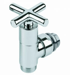 Carlo Poletti V43211R Клапан термостатический прямой, одно/двухтрубный с бай-пасс, с подключением медной или пластиковой трубы. Межосевое расстояние 50 мм.