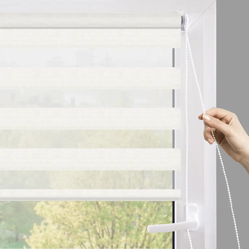 Рулонная штора день-ночь MIAMOZA Москва 55×160 см бежевая 89411432 STLM-1566080 - Вид №8