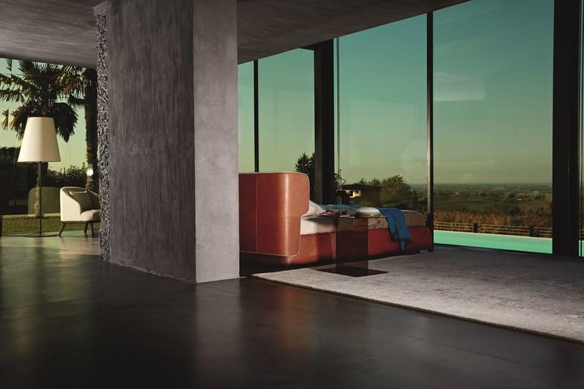 Ditre Italia Кровать двуспальная в коже с мягким изголовьем Claire sun-id-1415632 - Вид №5