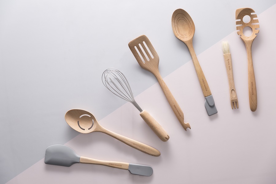 Лопатка силиконовая с двумя насадками серая Innovative Kitchen MASON CASH ДИЗАЙНЕРСКИЕ 00-3870903 Серый  - Вид №4