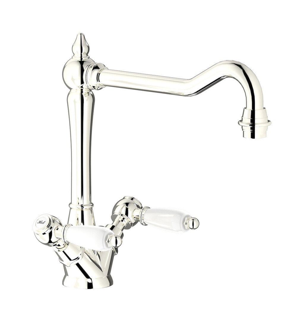 Смеситель для кухни с 2 ручками WE ARE IB hl371pl_2 Platinum Kitchen