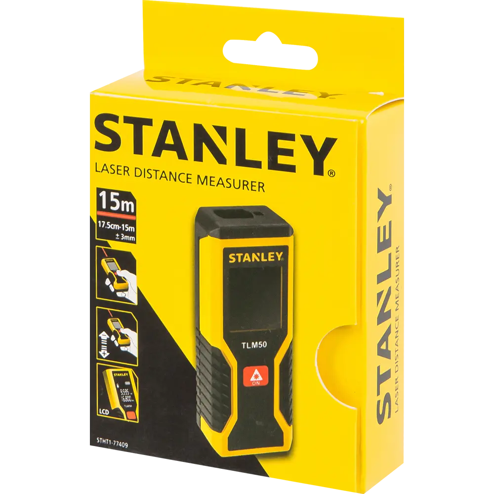 Дальномер лазерный Stanley TLM 50, до 15 м STLM-2188026 - Вид №3