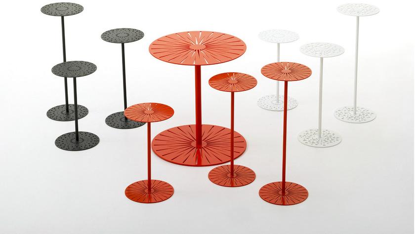 Nola Industrier Садовый столик круглый из стали Cake/sun/dot sun-id-1489970 - Вид №5