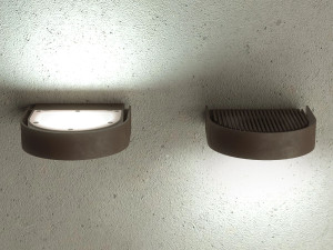 Литой алюминиевый открытый настенный светильник