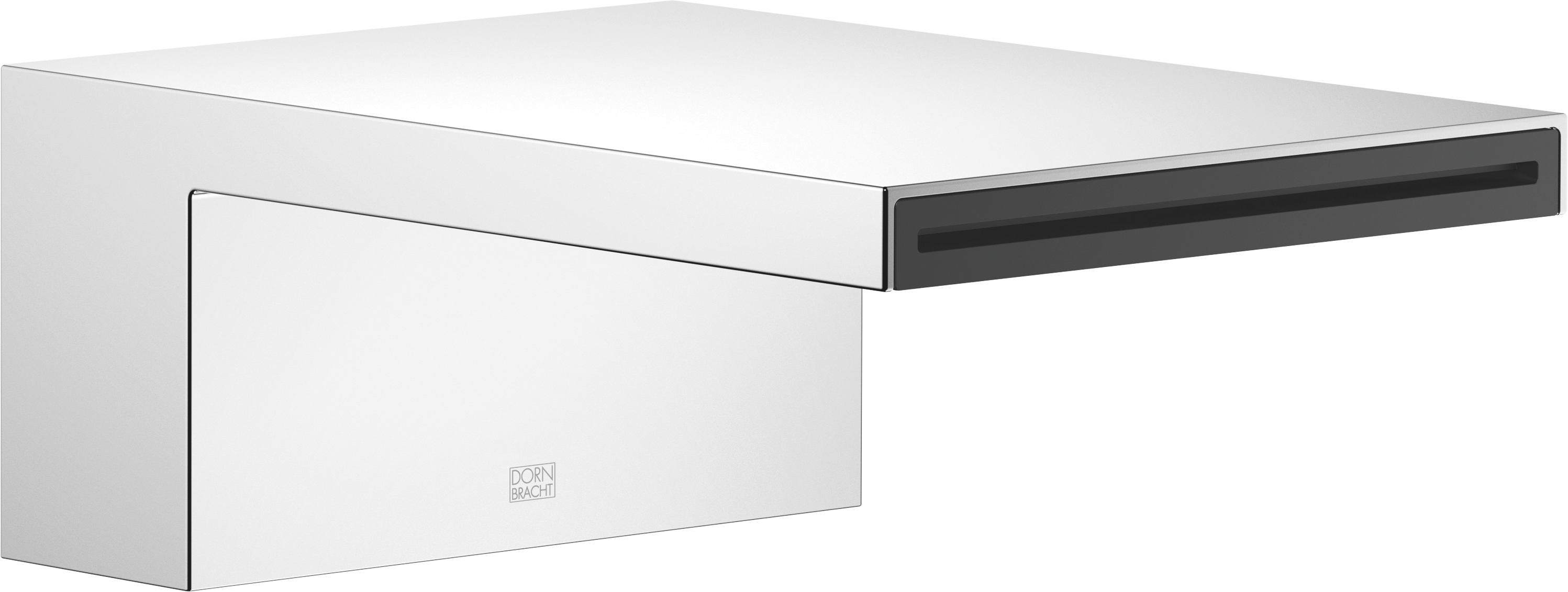 МЕМ Каскадный излив для ванны без переключателя для палубного монтажа - Хром