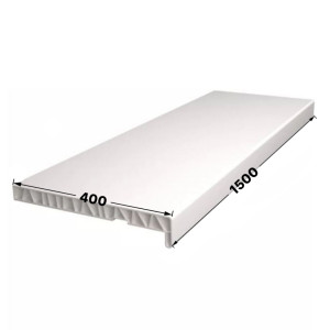 Подоконник ПВХ /белый/ 400х1500