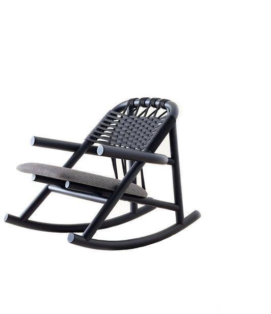 Very Wood Кресло-качалка из дерева с подлокотниками Unam sun-id-1396997 - Вид №2