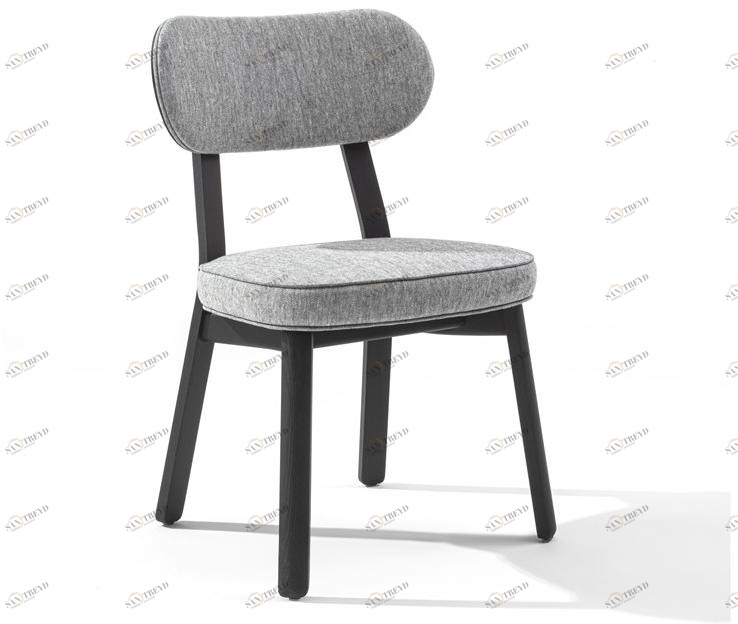 Porada Стул из ткани и массивный каркас из ясеня Twenty sun-id-1366463