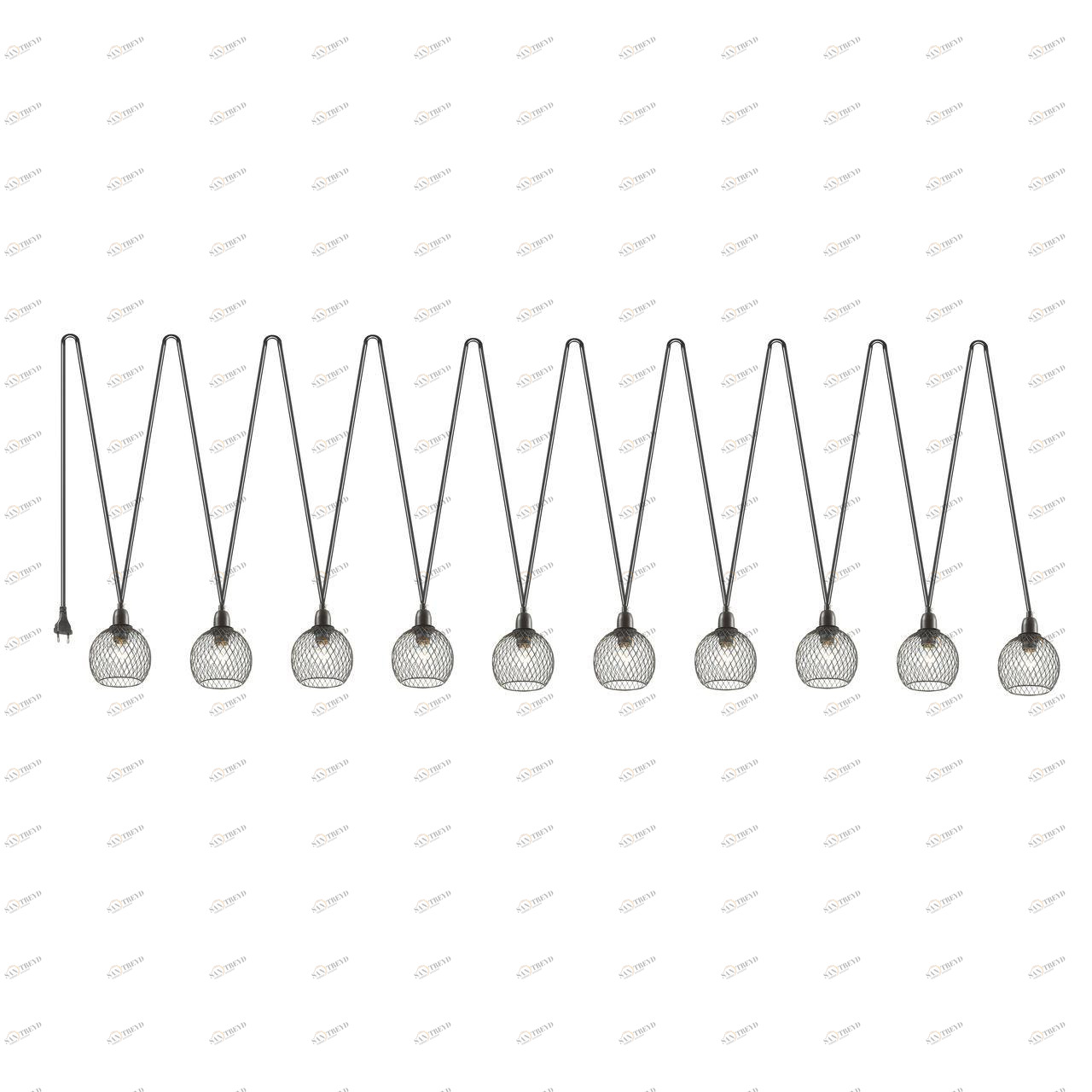 Подвесной светильник Favourite Luminas 2042-10P FAVOURITE LUMINAS 102780 Черный 