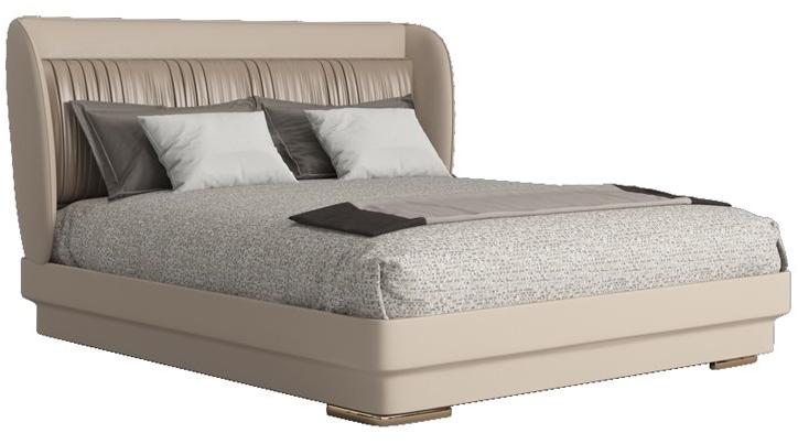 Reiggi Кожаная кровать с высоким изголовьем Muse Rb901 - Вид №2