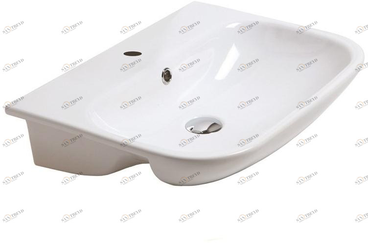 Cle4556101 / cle4554101 Накладная раковина консольная овальная Olympia Ceramica CLEAR