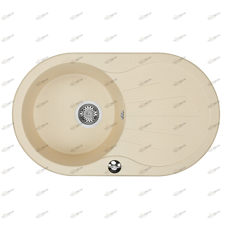 1A714032PA290 Мойка кухонная прямоугольная AQUATON Паола