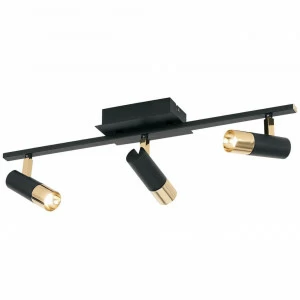 Спот потолочный светодиодный черный Tomares 39146 EGLO TOMARES 00-3891864 Латунь;черный