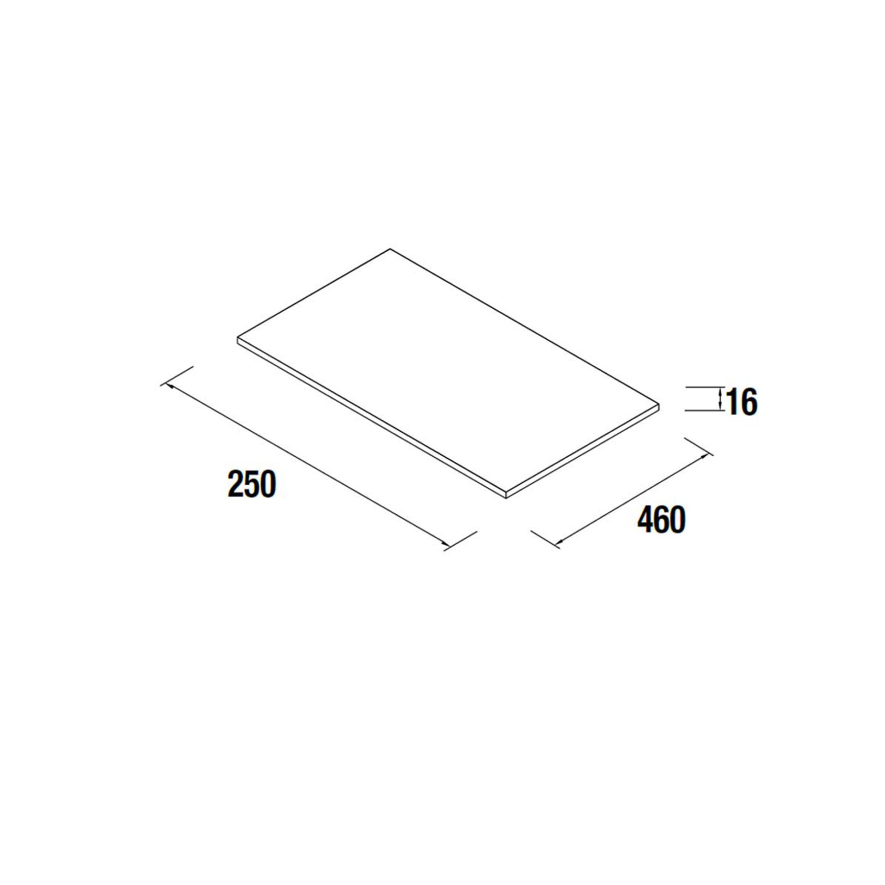 23120 SALGAR Столешница 250 СОСНА ЗАЛИВНАЯ 16 мм Лавровая сосна  - Вид №1