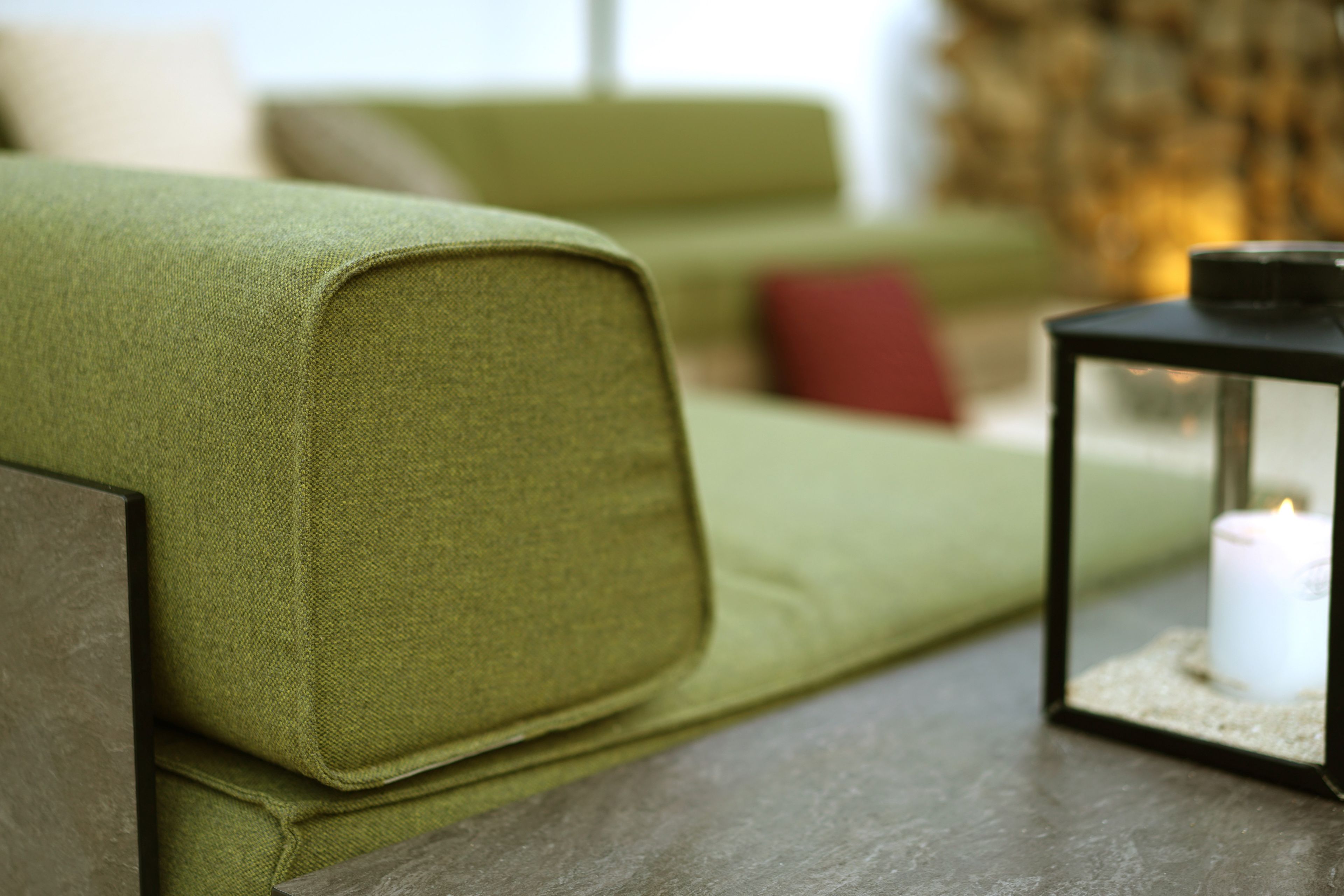 Угловой садовый диван в Sunbrella® MAMAGREEN Aiko ARCH-00072977 - Вид №3