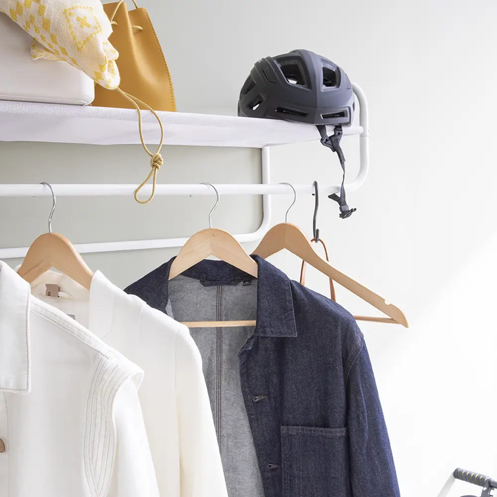 SPACEO Широкие плечики из эвкалипта с поворотной системой 82680676 Плечики деревянные STLM-0033934 - Вид №5