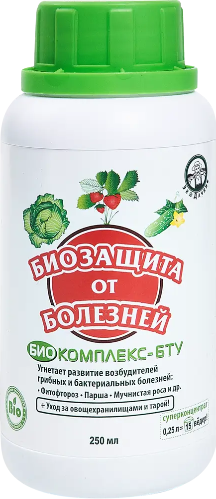 Экодачник Био Комплекс БТУ - органическое удобрение для защиты растений 250 мл 86481300