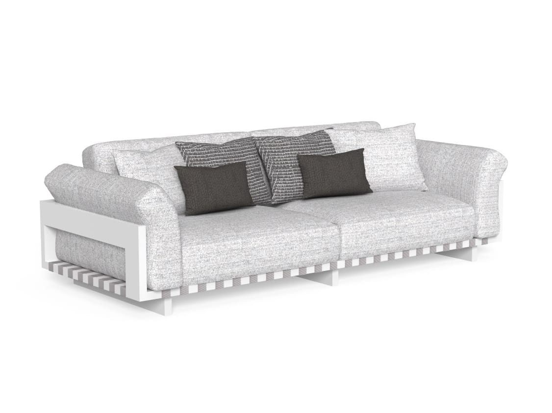 3-местный тканевый садовый диван Talenti Argo-alu ARCH-00144848