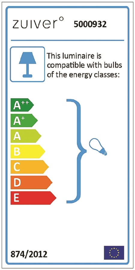 Лампа подвесная Mora S, бронзовая Zuiver 5000932 - Вид №11