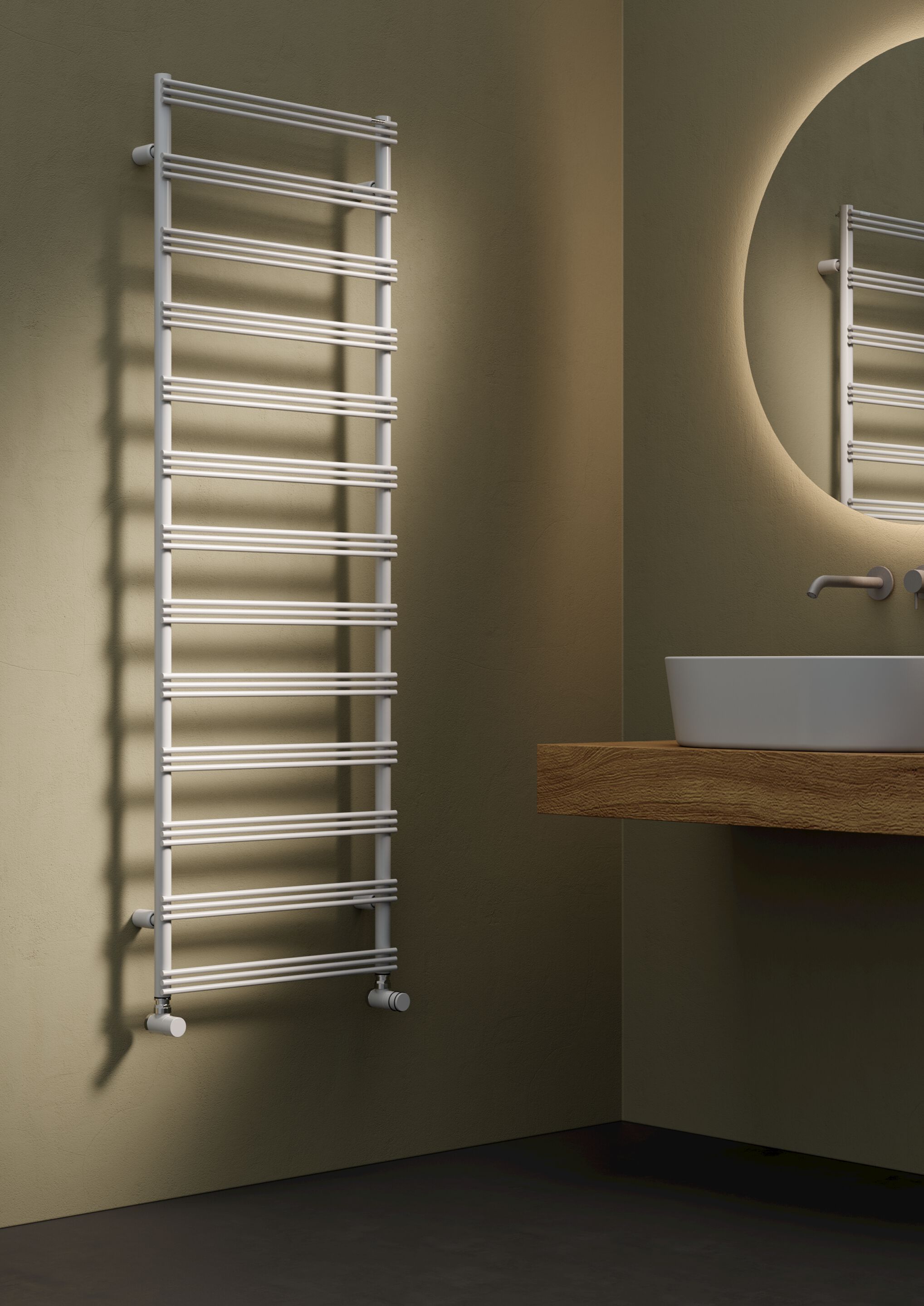 Настенный стальной полотенцесушитель Tubes основы ARCH-00028342 - Вид №5