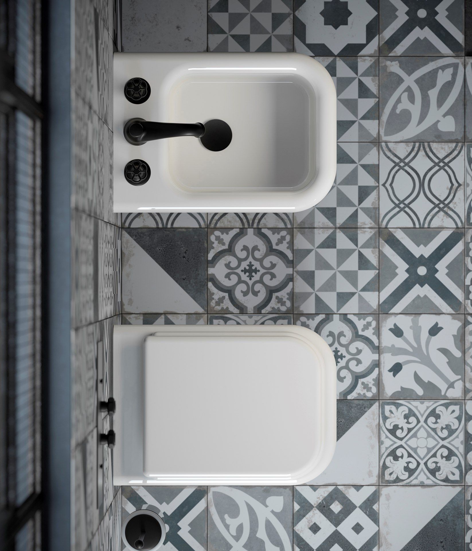 Напольное керамическое биде с переливом BLEU PROVENCE True Colors Lite ARCH-00147417 - Вид №3