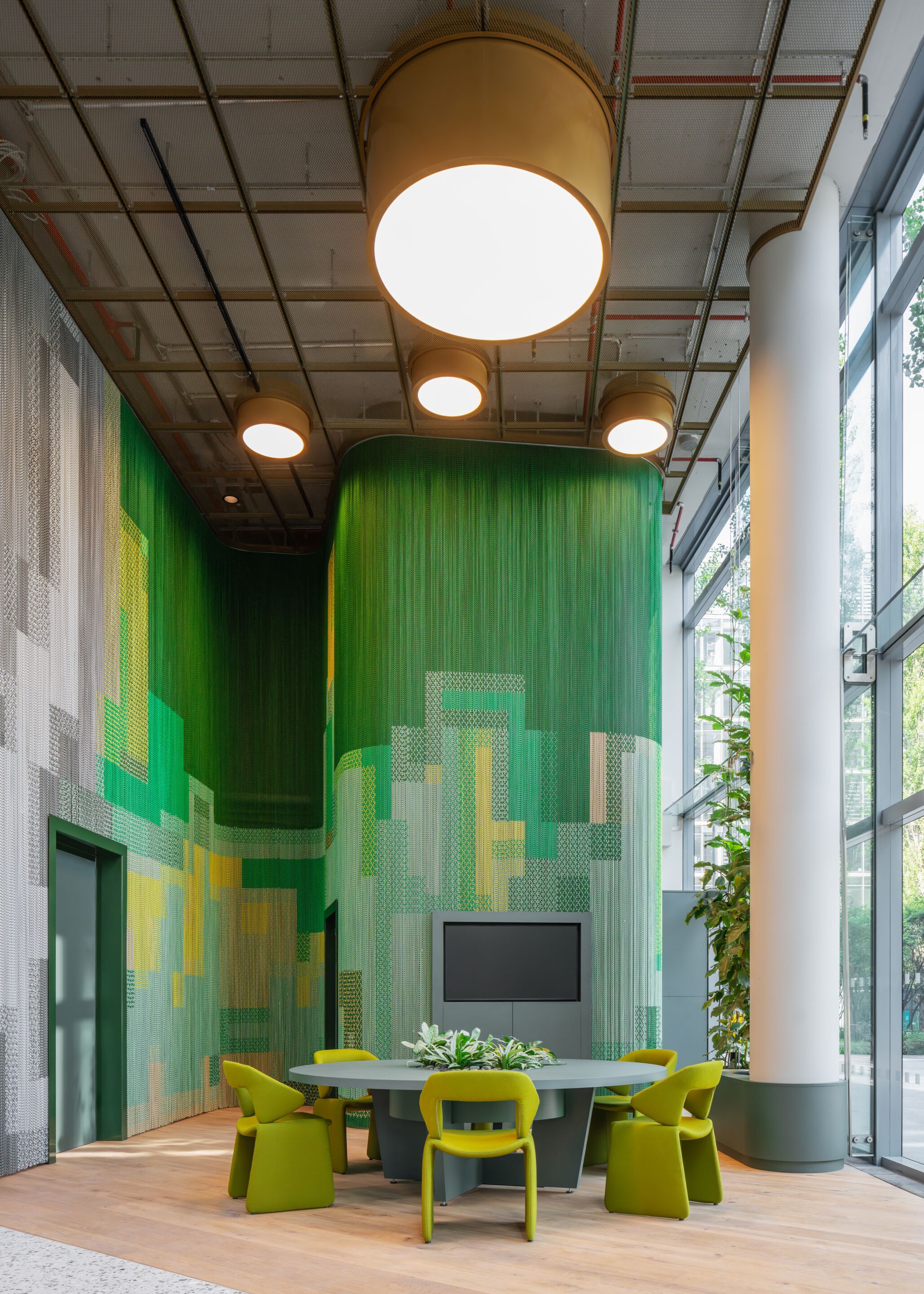 Алюминиевая проволочная палатка Kriskadecor WALLCOVERING - LOBBY E ARCH-00150452 - Вид №3