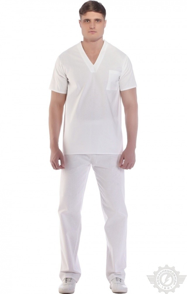 66041 Куртка пекаря  Повар  размер 60-62/182-188 Спецодежда  - Вид №3