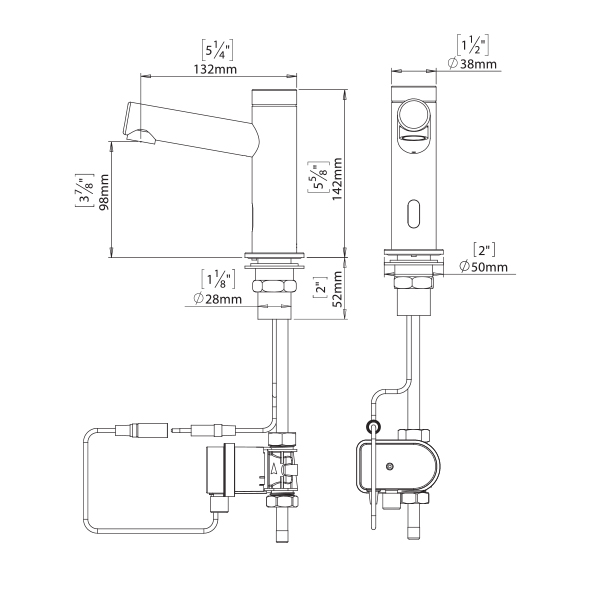 236210/20 Бесконтактный смеситель Elite двойного действия stern  - Вид №1
