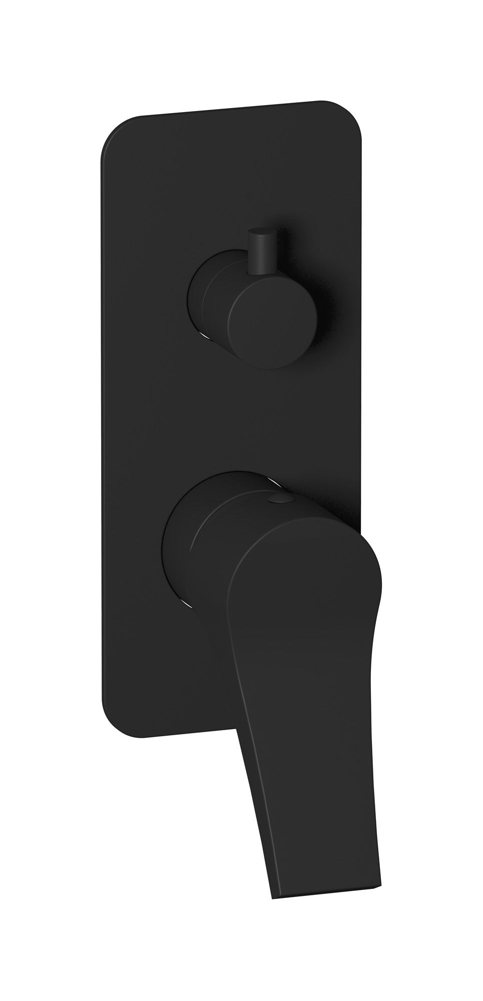 Встроенный смеситель для душа с двухходовым дивертером WE ARE IB tw312mb Matt Black Twitter