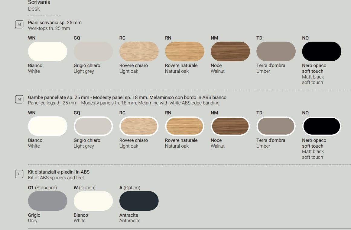 Прямоугольный секционный стол из меламина DVO Treko ARCH-00068794 - Вид №2