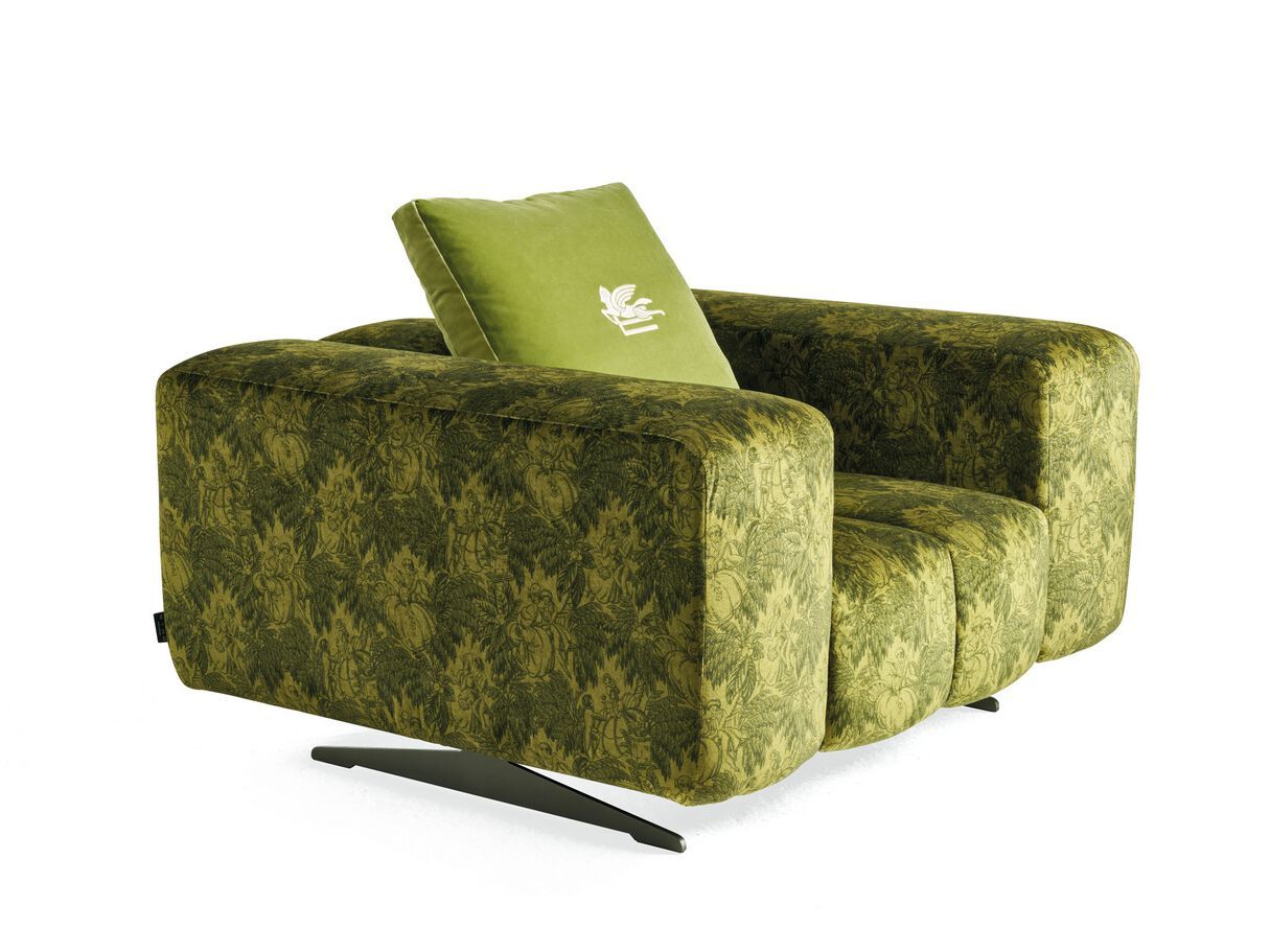 Тканевое кресло с подлокотниками ETRO Home Interiors Ratio ARCH-00069650 - Вид №2