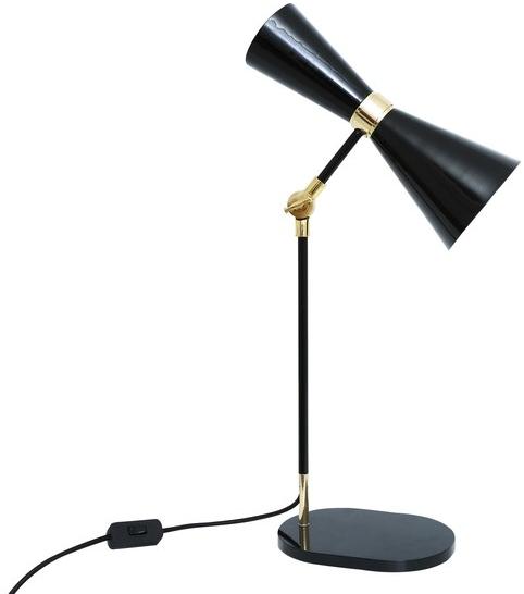 Mullan Lighting Настольная лампа из латуни, регулируемая вручную Cairo Mltl033  - Вид №1