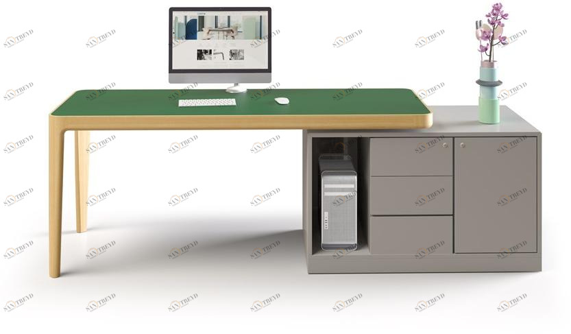 Cider Edition Прямоугольный рабочий стол со встроенной полкой I-land sun-id-1452421