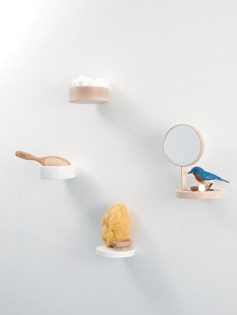 Moustache Зеркало / полка из бука sun-id-1396990 - Вид №4