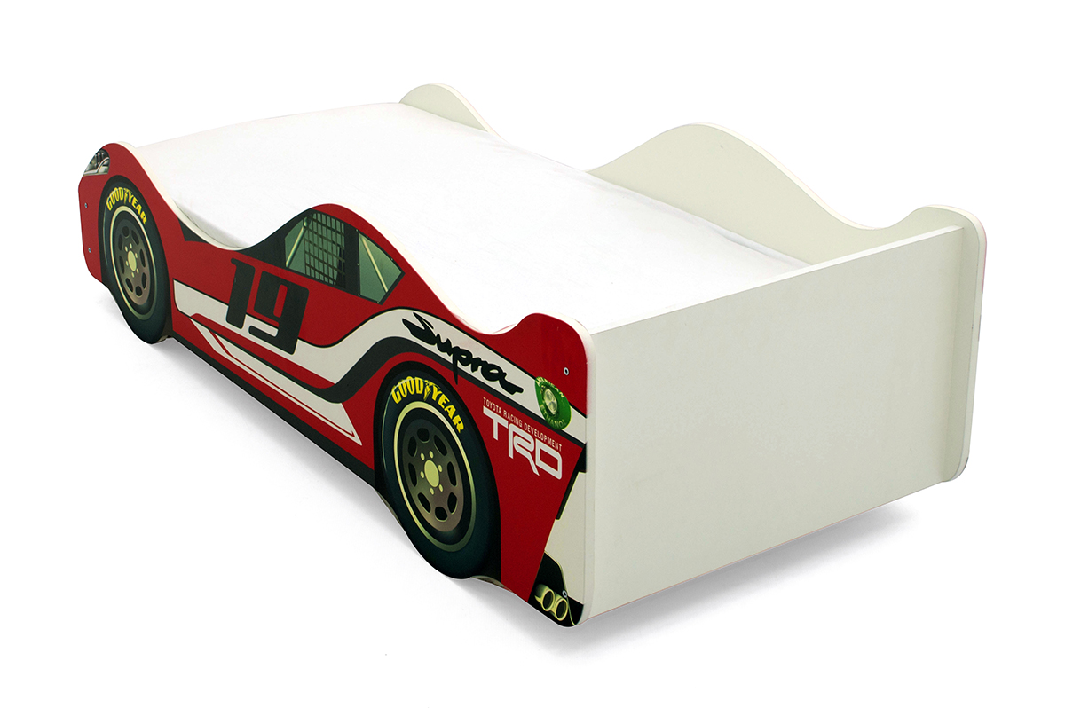 Детская кровать-машина красная "Супра" БЕЛЬМАРКО  00-3873169 Красный Santreyd  - Вид №3