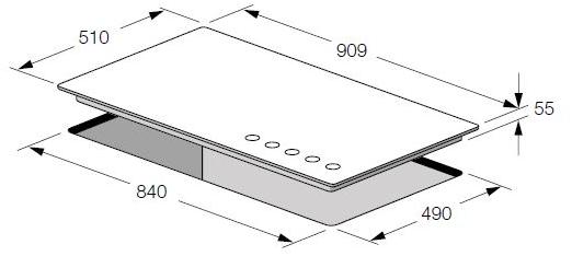 Fulgor Milano Стеклянная газовая плита sun-id-1448716 - Вид №3