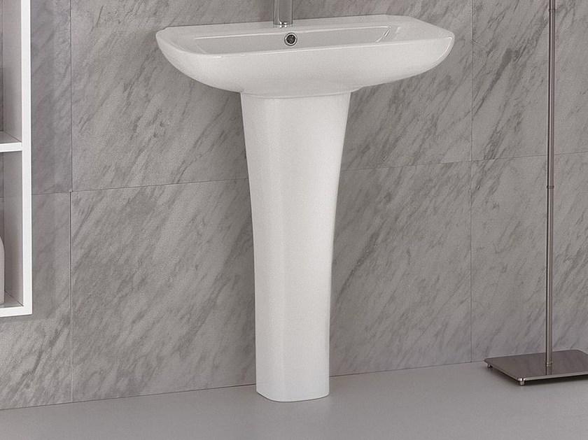 Cle9co01 Напольная раковина стоящая овальная Olympia Ceramica CLEAR - Вид №2