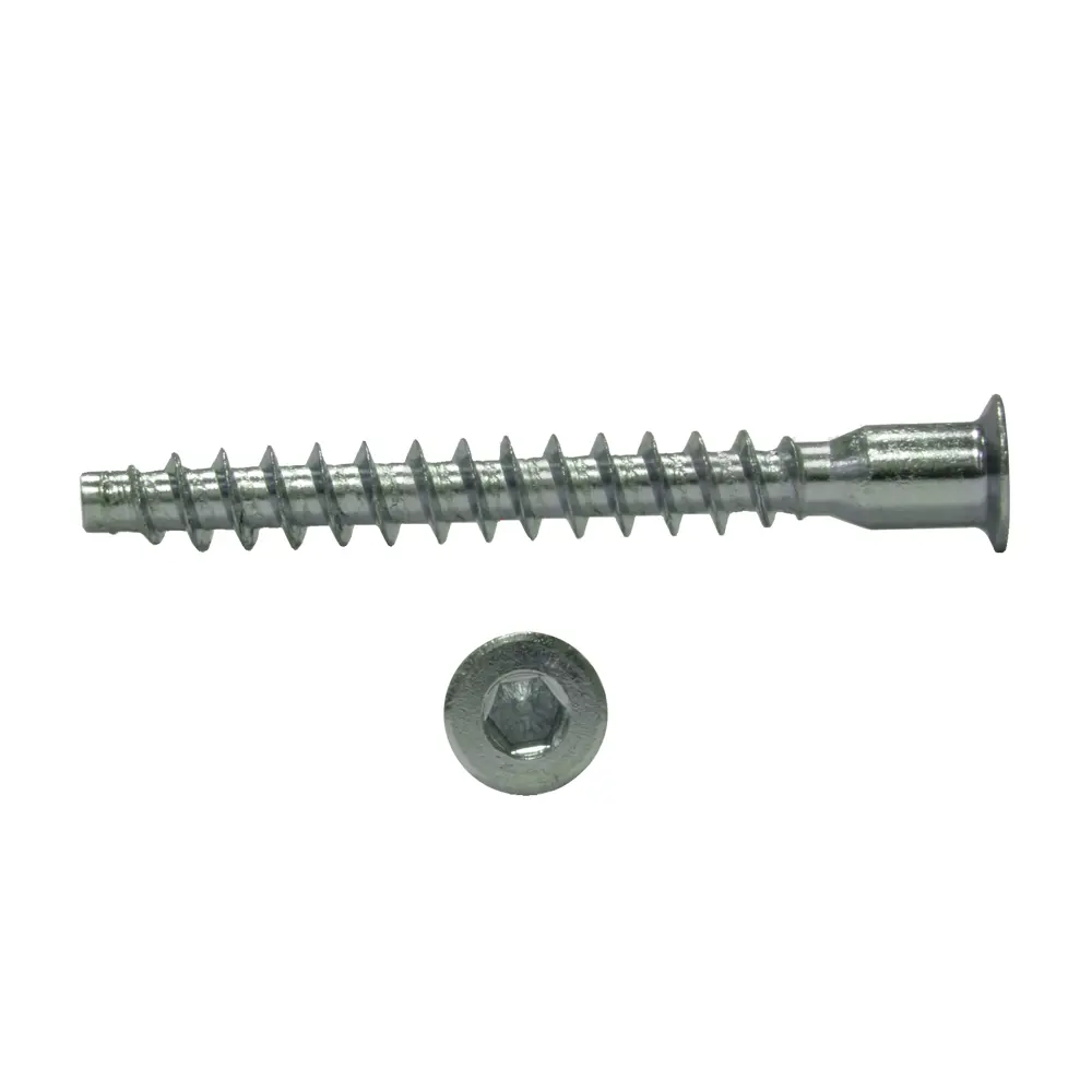 Конфирмат DIN 7541 6.3x38 мм сталь цвет цинк 40 шт. 89403045 STLM-2190689 Santreyd 