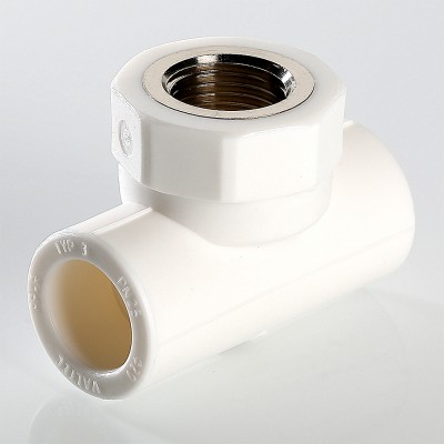 VTp.732.0.03204 Фитинг полипропиленовый – тройник с переходом на внутреннюю резьбу Valtec 32 мм х 1/2"  - Вид №3