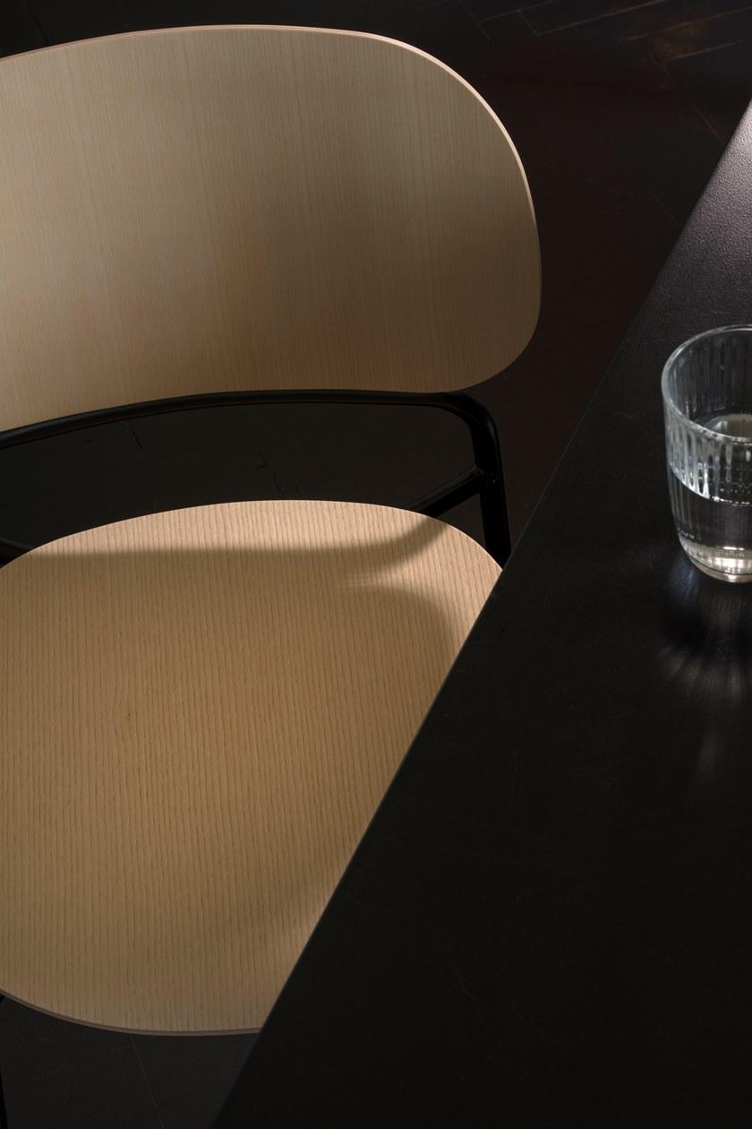 Zilio A&C Стул штабелируемый из фанерованной древесины sun-id-1379159 - Вид №9