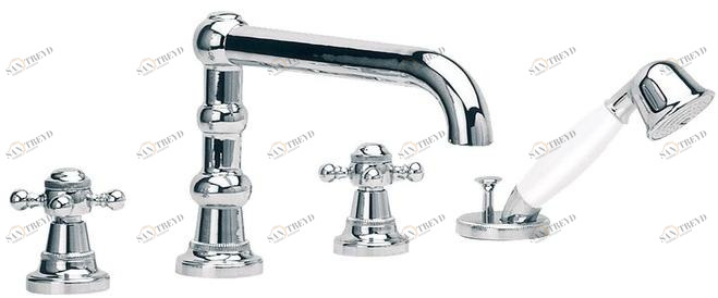 rvb Комплект для ванны с ручным душем на 4 отверстия 1920-1921 1921.--.70