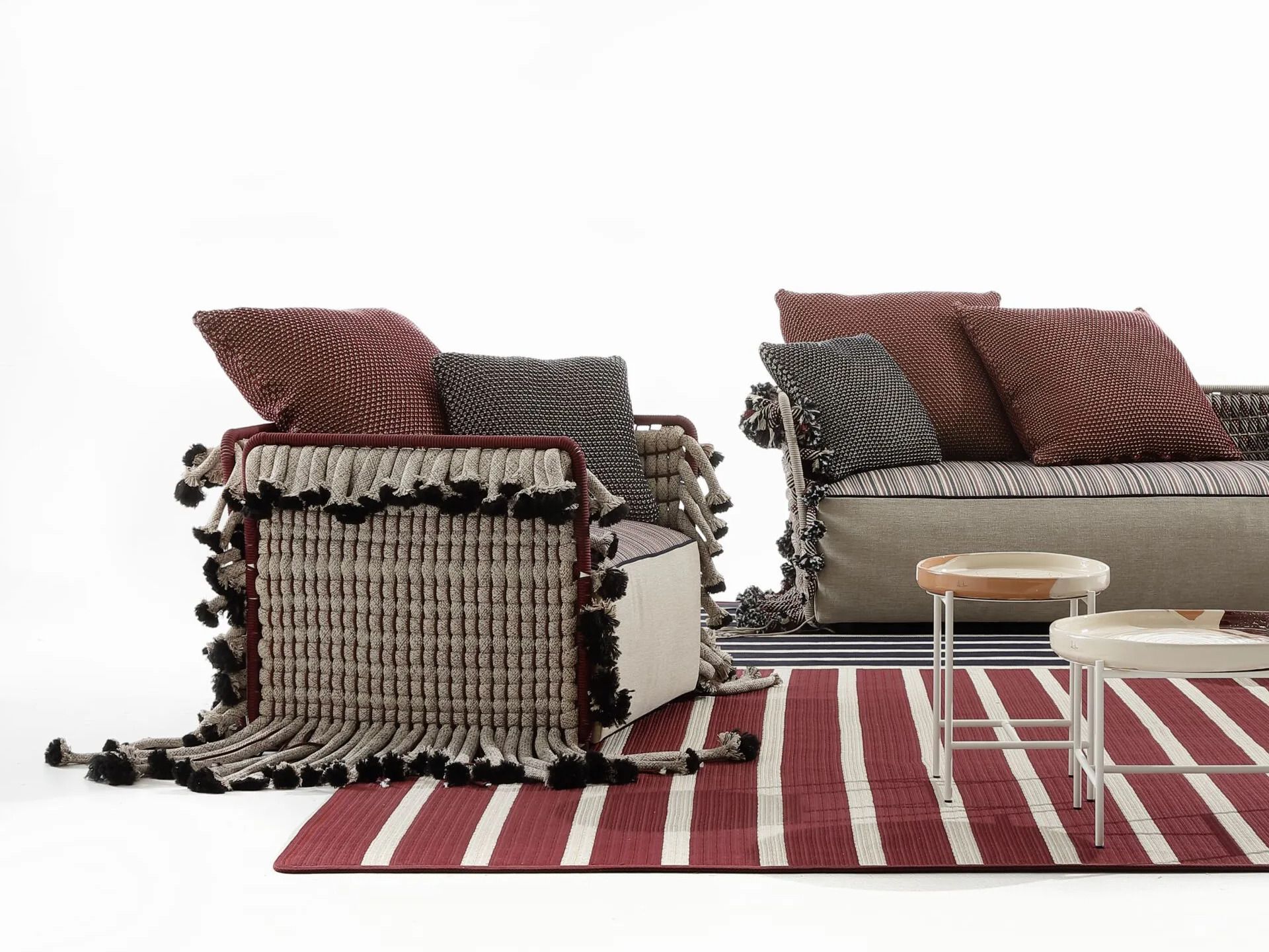 Алюминиевое уличное кресло с плетением Nodo Italia Antonio Marras + Nodo Italia ARCH-00088609 - Вид №5