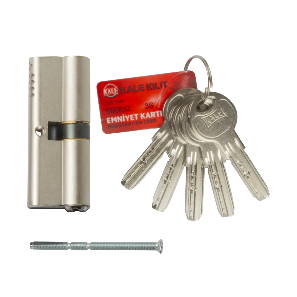Цилиндр Kale Kilit 164 OBS 55x55 мм ключ/ключ цвет никель 84240451 STLM-2139881 - Вид №3