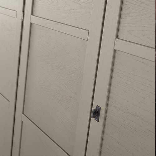 Шкаф с распашными дверцами из массива дерева Devina Nais квадрат ARCH-00030366 - Вид №5