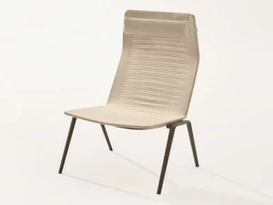 FAST Садовое кресло из алюминия с дренажной тканью Zebra knit 452