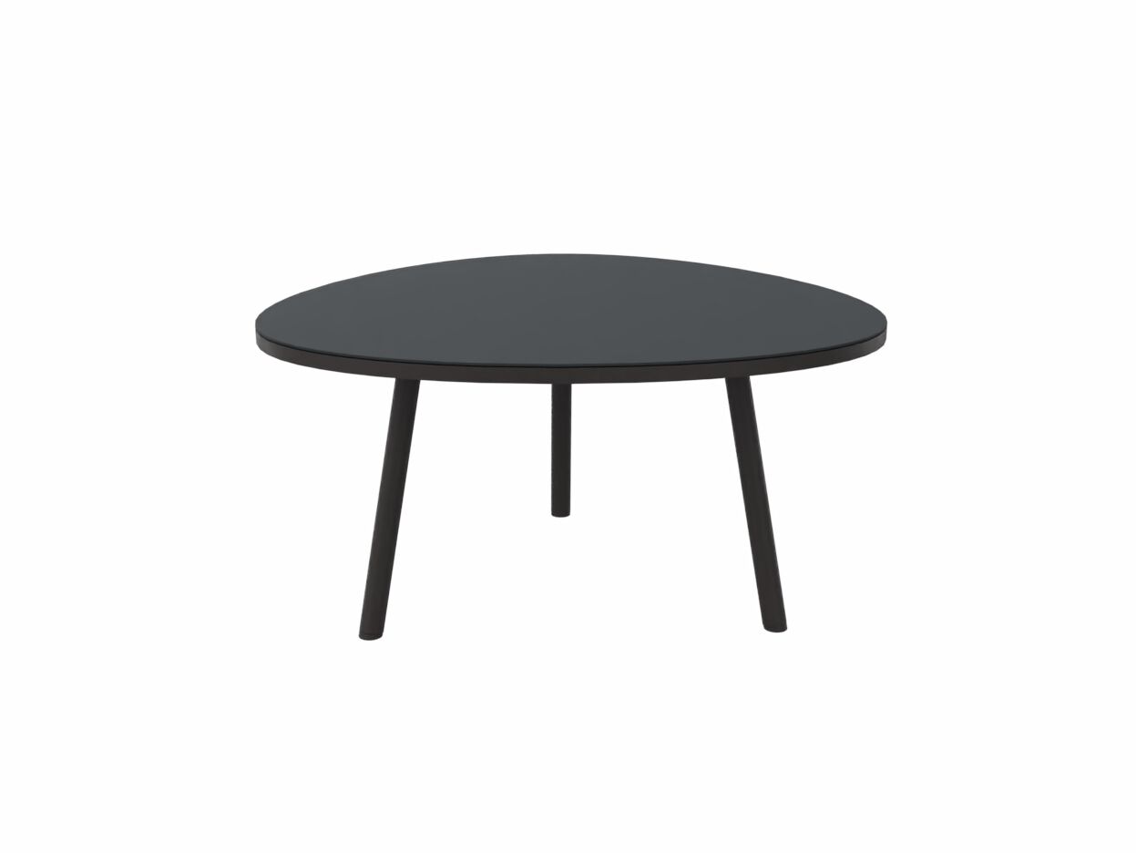 Журнальный столик из стали и дерева Cascando Pully ARCH-00109264