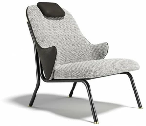 Capital Collection Кресло с обивкой из ткани с подголовником Diva