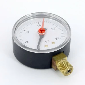 Манометр радиальный 1/4" 63 мм EMMETI 25 бар