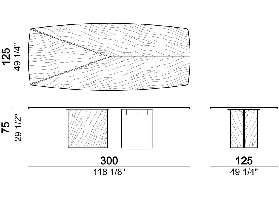 Деревянный обеденный стол Arketipo EPSILON ARCH-00115327 - Вид №6